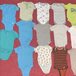 Baby Boy Bundle of 17 T-Shirts 0-3 Months